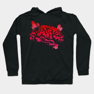 Crystals Brain - Red Hoodie